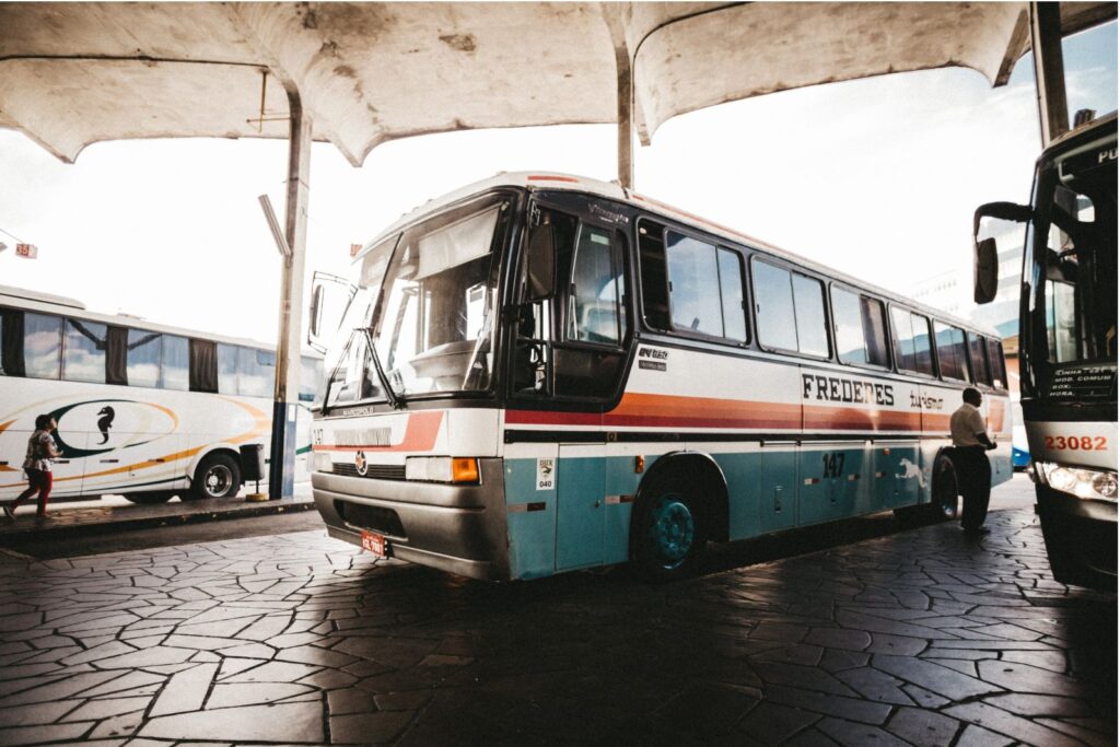 shanthi nagar bus stand double road